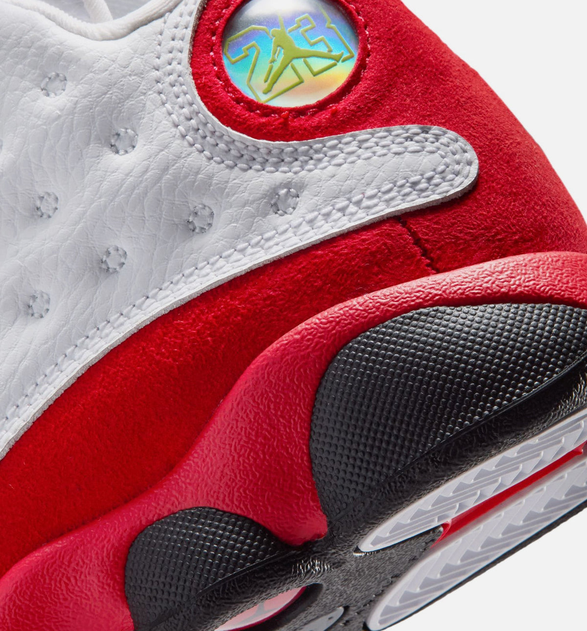 Air Jordan 13 Retro White and University Red Preschool Lifestyle Shoe – White/Black/True Red