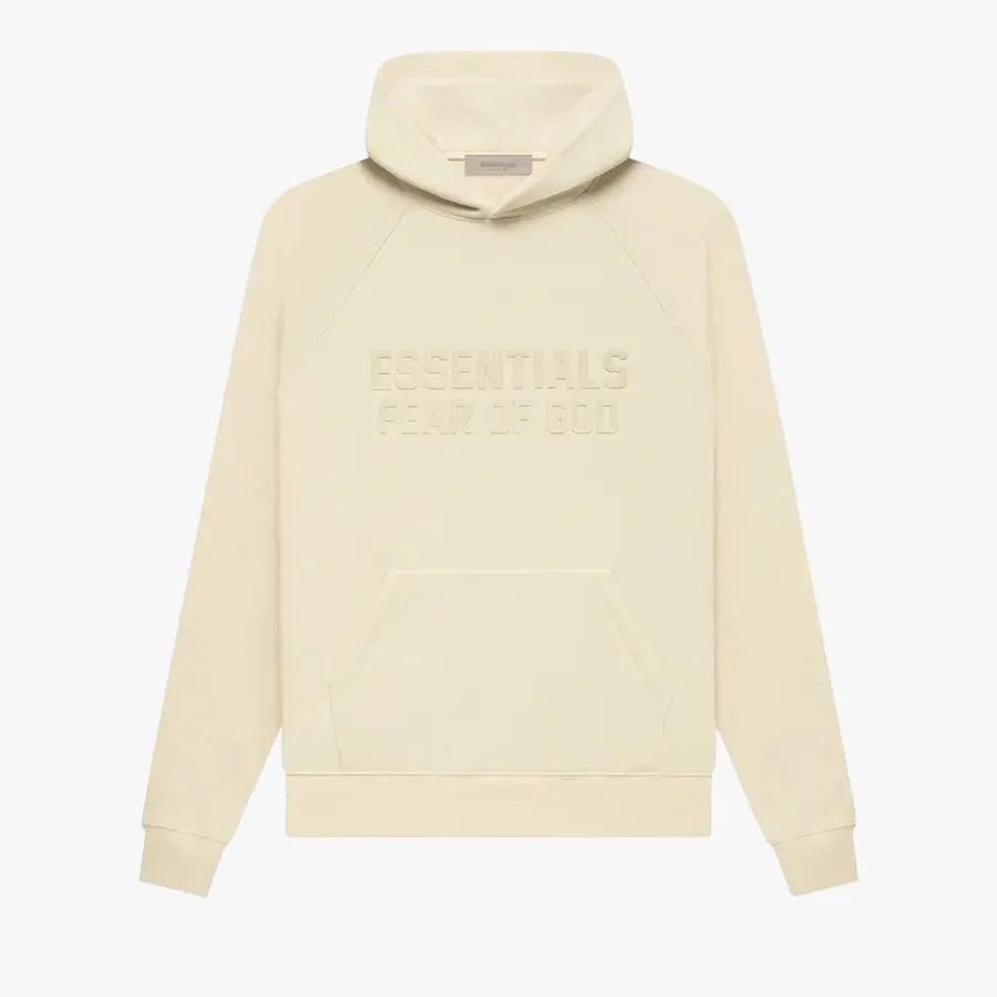 Essentials Fear Of God Fleece Hoodie Cream