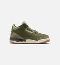Air Jordan 3 Retro Medium Olive | Grade School Lifestyle Shoe | Medium Olive/Sequoia/Light Olive/Sail