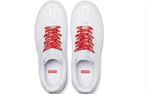 Supreme x Nike Air Force 1 Low 'Box Logo - White'