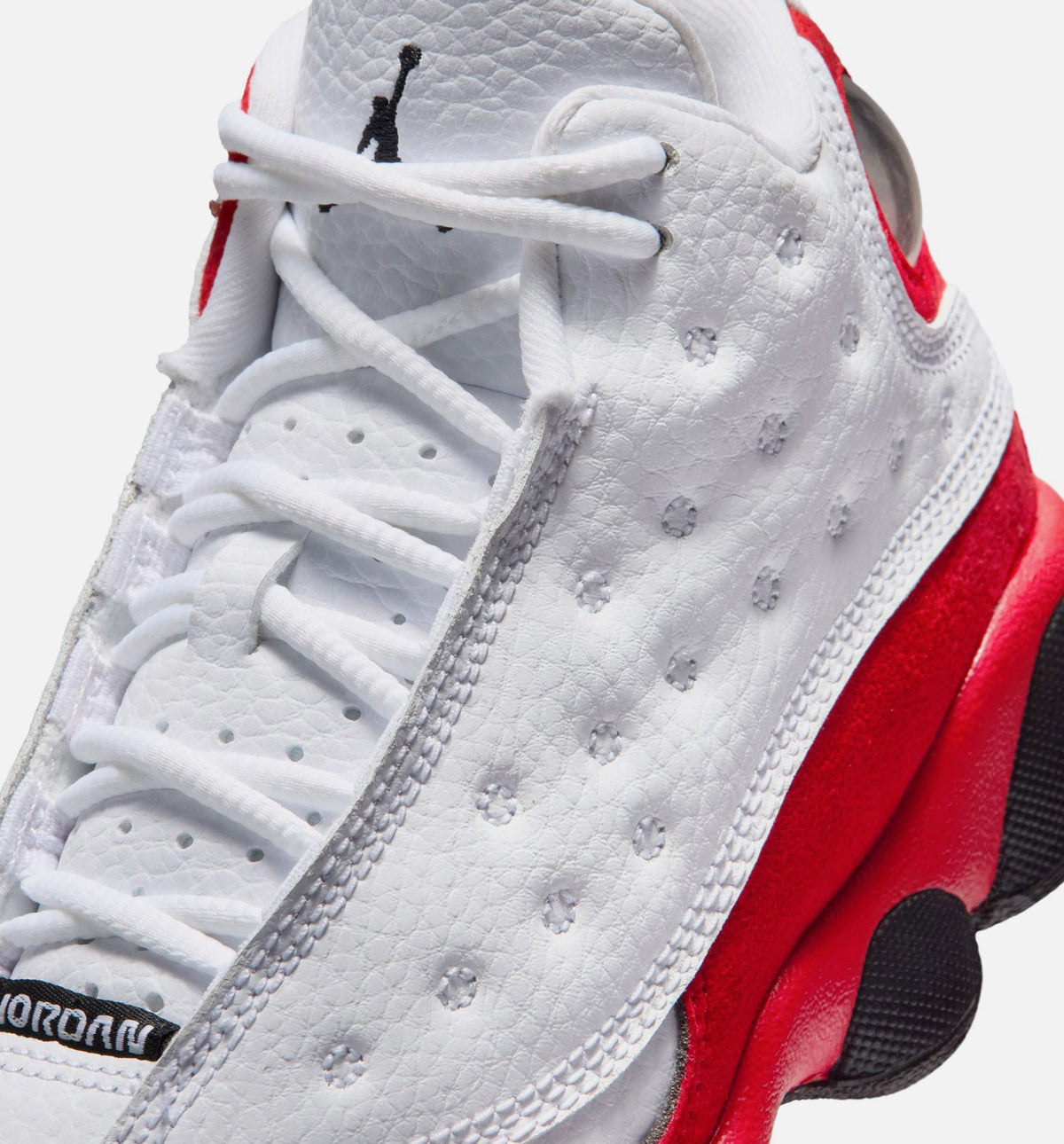 Air Jordan 13 Retro White and University Red Preschool Lifestyle Shoe – White/Black/True Red
