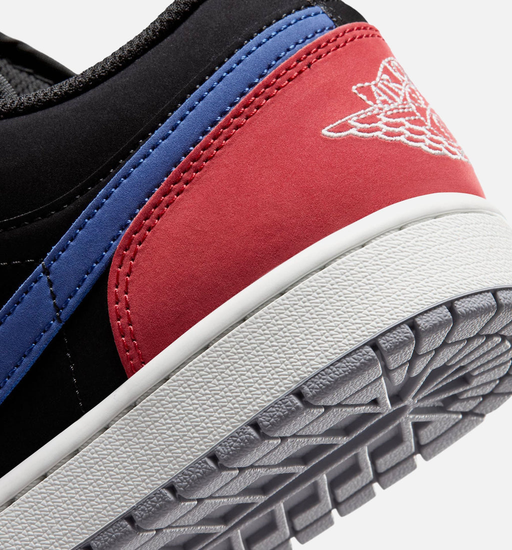 Air Jordan 1 Low Mens Lifestyle Shoe - Black/Summit White/True Blue/Varsity Red