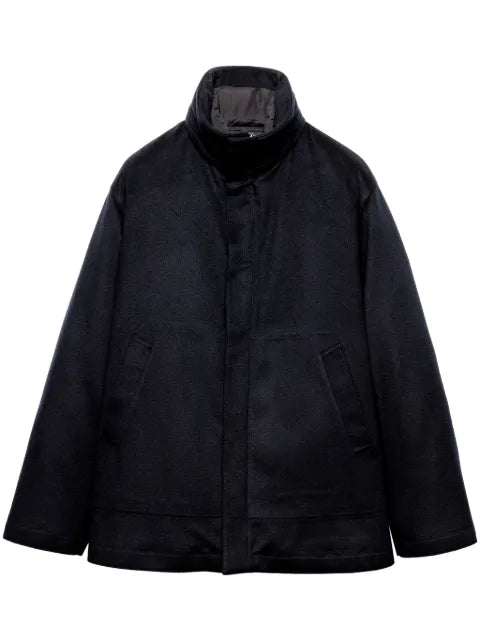 Prada midweight cashmere down jacket
