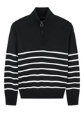 Paul & Shark half-zip striped sweater