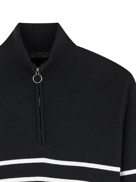 Paul & Shark half-zip striped sweater