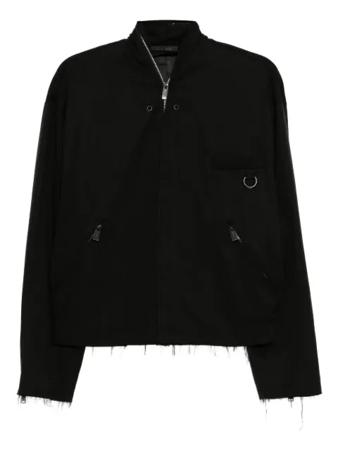 TEAM WANG design raw-edge jacket
