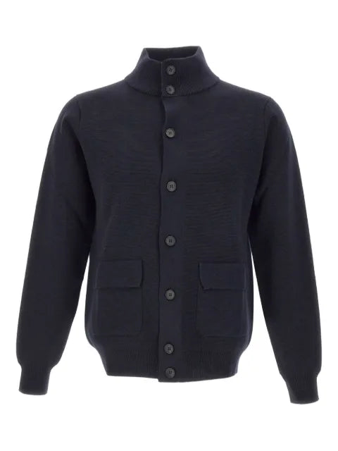 Filippo De Laurentiis stand-up collar patch-pocket jacket
