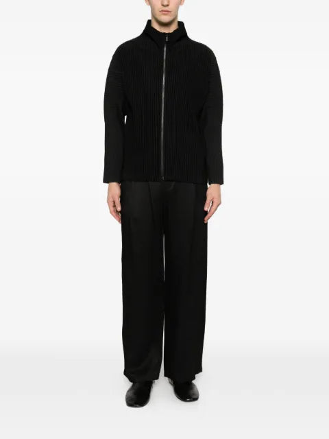 Homme Plissé Issey Miyake zip pleated shirt