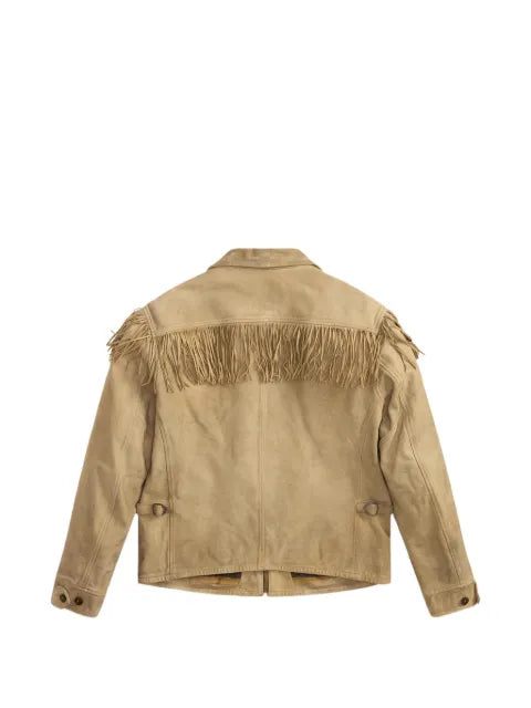 Ralph Lauren RRL fringe-trimmed goat-suede jacket