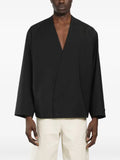 Fear Of God long-sleeve wrap-front jacket
