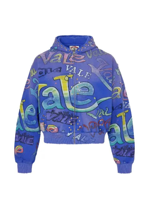 Vale Iceberg crystal-embellished hoodie