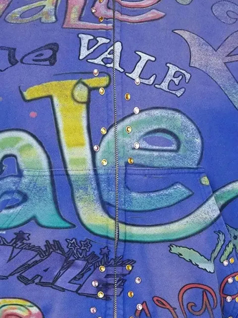 Vale Iceberg crystal-embellished hoodie