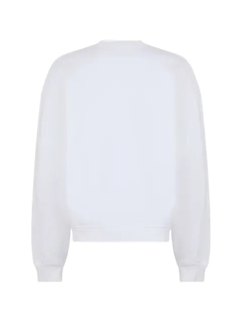 DSQUARED2 Ski Pass graphic-print crew-neck cotton sweatshirt