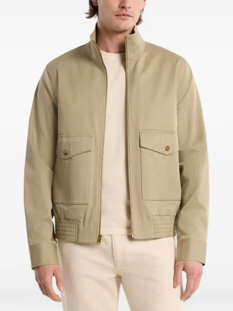Michael Kors Harrington stretch-cotton bomber jacket