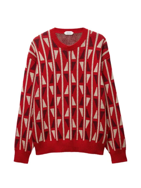 Versace jacquard wool & cashmere knit jumper