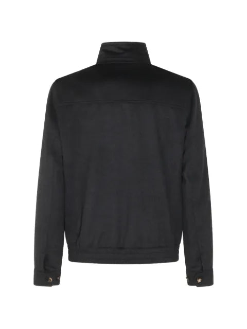 Brunello Cucinelli button-collar zip-up jacket
