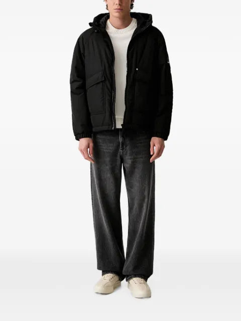 Karl Lagerfeld Jeans hooded raglan-sleeve jacket