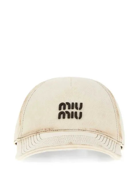 Miu Miu distressed baseball cap