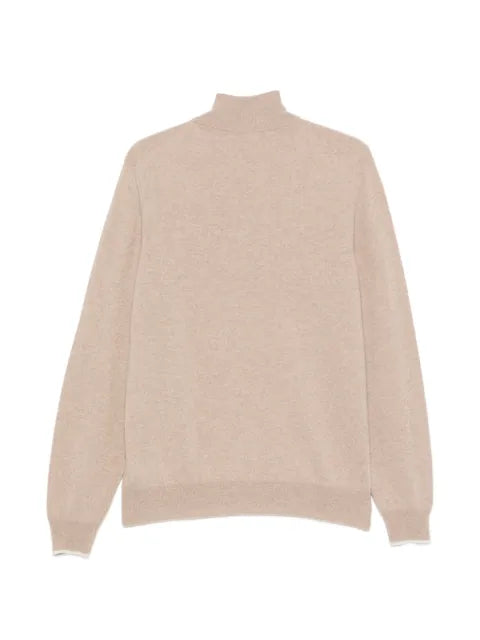 Peserico quarter-zip knitted sweater