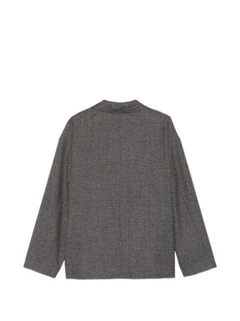 Nine In The Morning houndstooth-pattern notch-lapels jacket