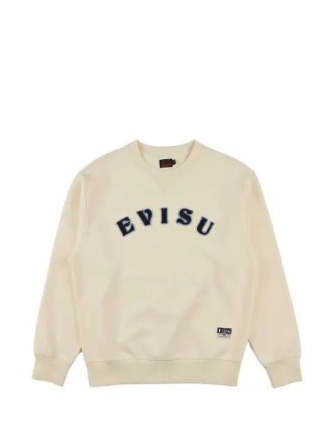 EVISU logo-appliqué sweatshirt