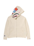 A BATHING APE® Shark cable-knit hoodie