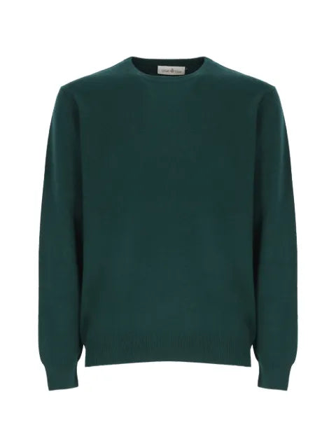 Della Ciana crew-neck ribbed-trim sweater