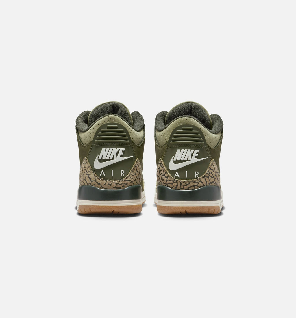 Air Jordan 3 Retro Medium Olive | Grade School Lifestyle Shoe | Medium Olive/Sequoia/Light Olive/Sail