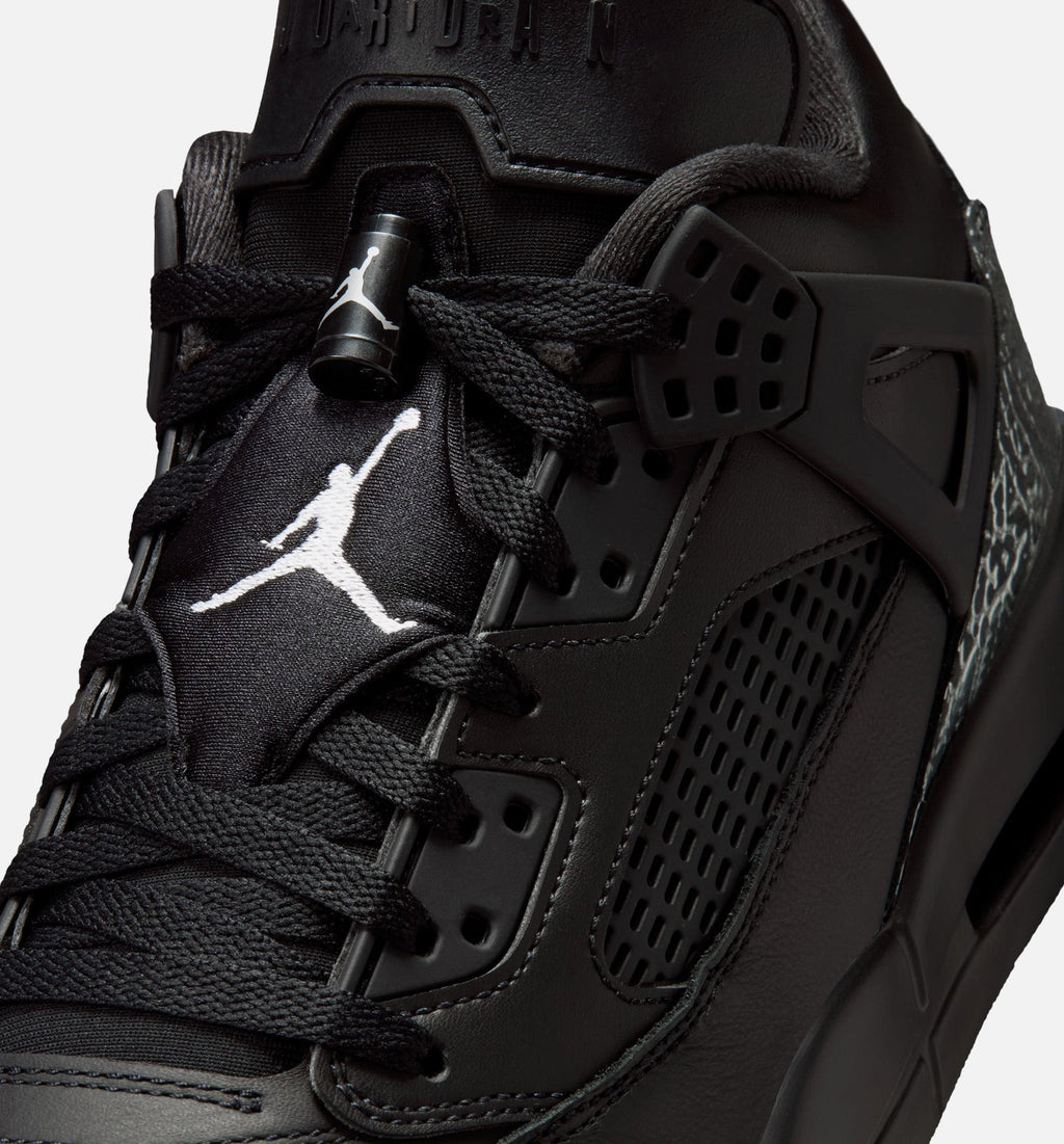 Spizike Low Black Metallic Silver | Men's Basketball Shoe | Black/Black/Metallic Silver