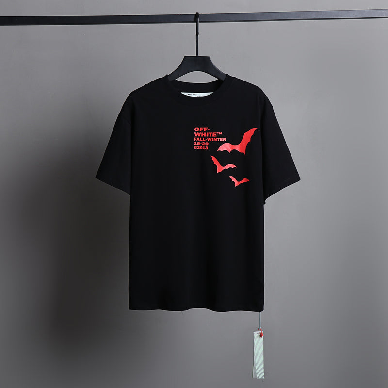 Ow T Shirts Printed Male and Female Trendy Brand Short Sleeve