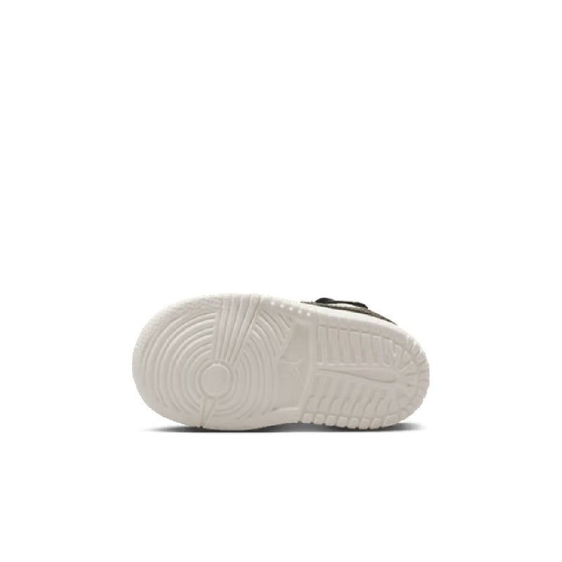 Toddler's Jordan 1 Low Alt Black/White-Medium Olive-Sail (DR9747 092)
