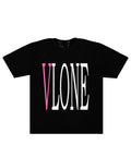 Vlone Staple T-Shirt Black/Pink