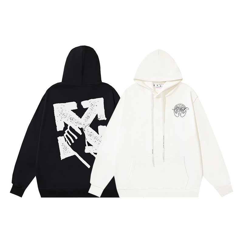 OFF-WHITE Caravaggio Angel Hoodie Heavyweight Streetwear Unisex