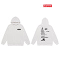 Supreme Multi-Text Hoodie – White