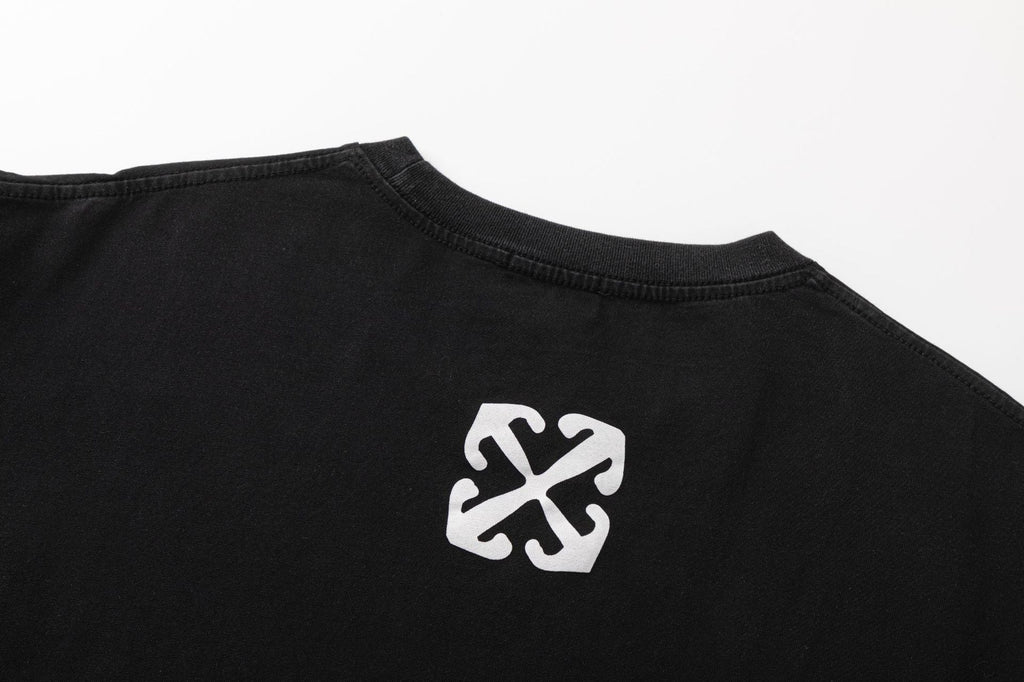 Off-White Madonna Painting Graphic Short Sleeve Crewneck T-Shirt