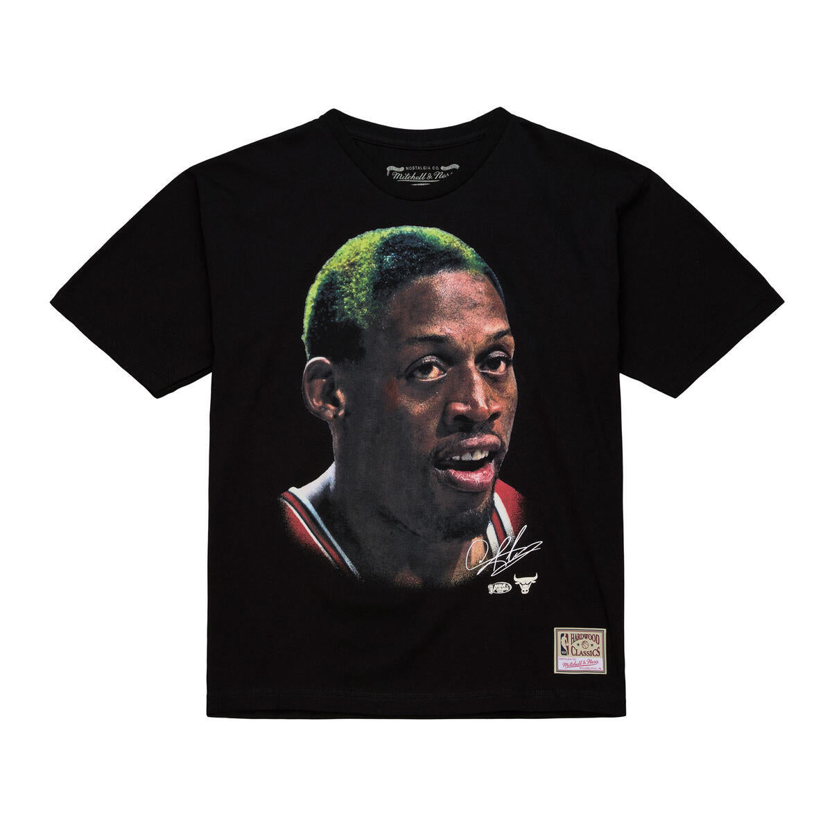 M&N NBA Dennis Rodman Real Big Face Tee