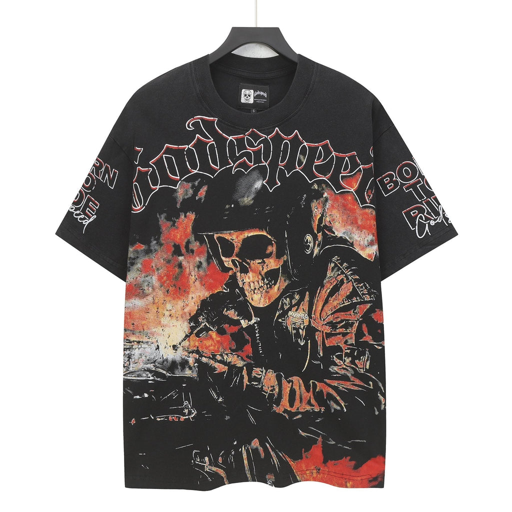 Godspeed Born to Ride Graphic T-Shirt