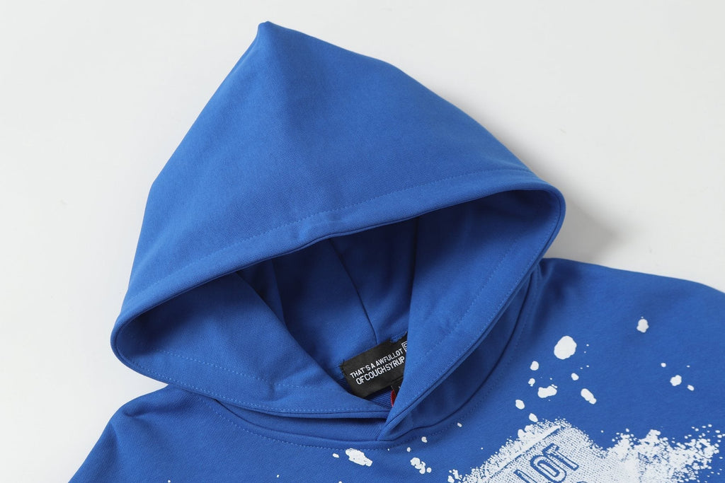 THAT'S A AWFUL LOT OF COUGH SYRUP Star Graphic Pullover Hoodie