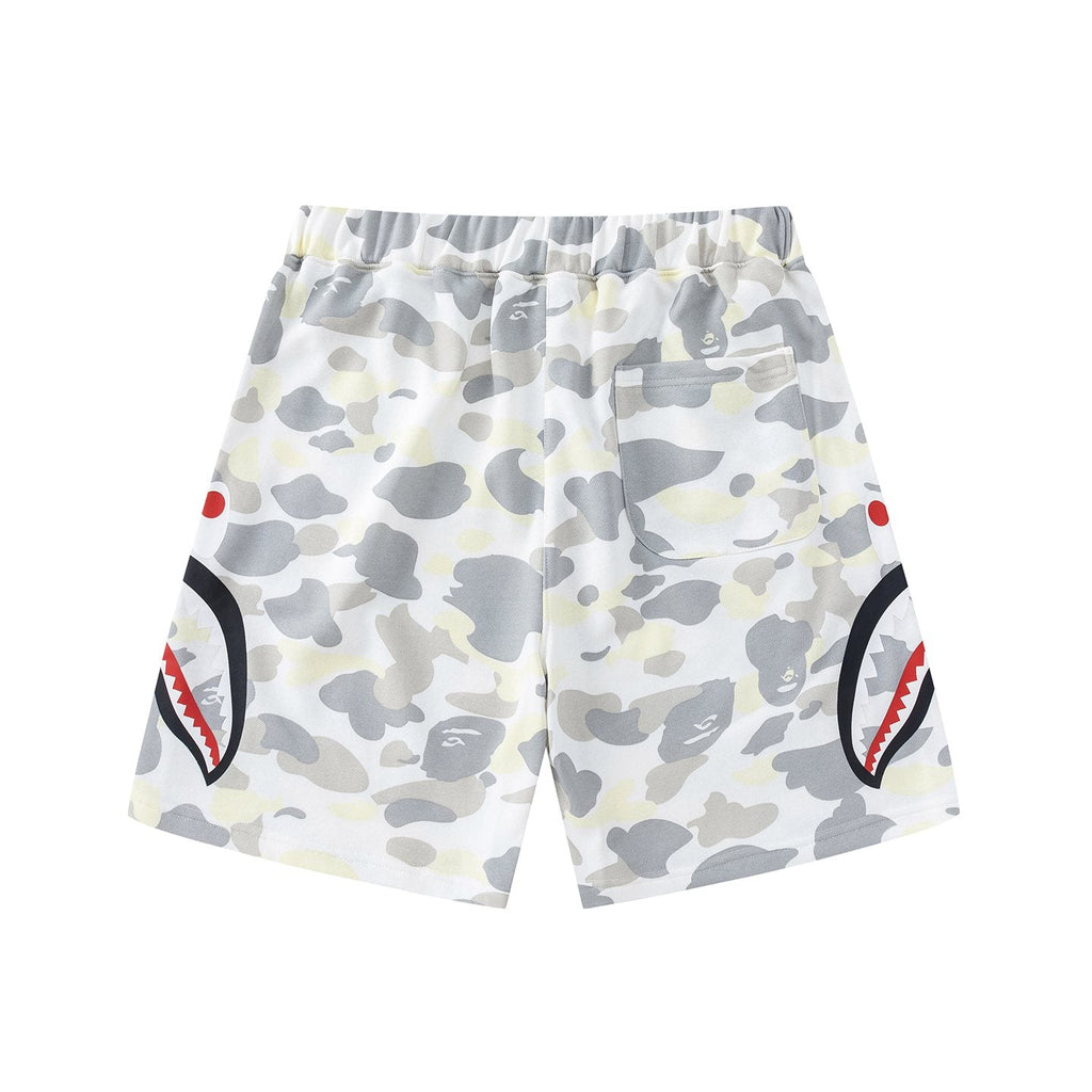 BAPE Shark Mouth Camouflage Shorts