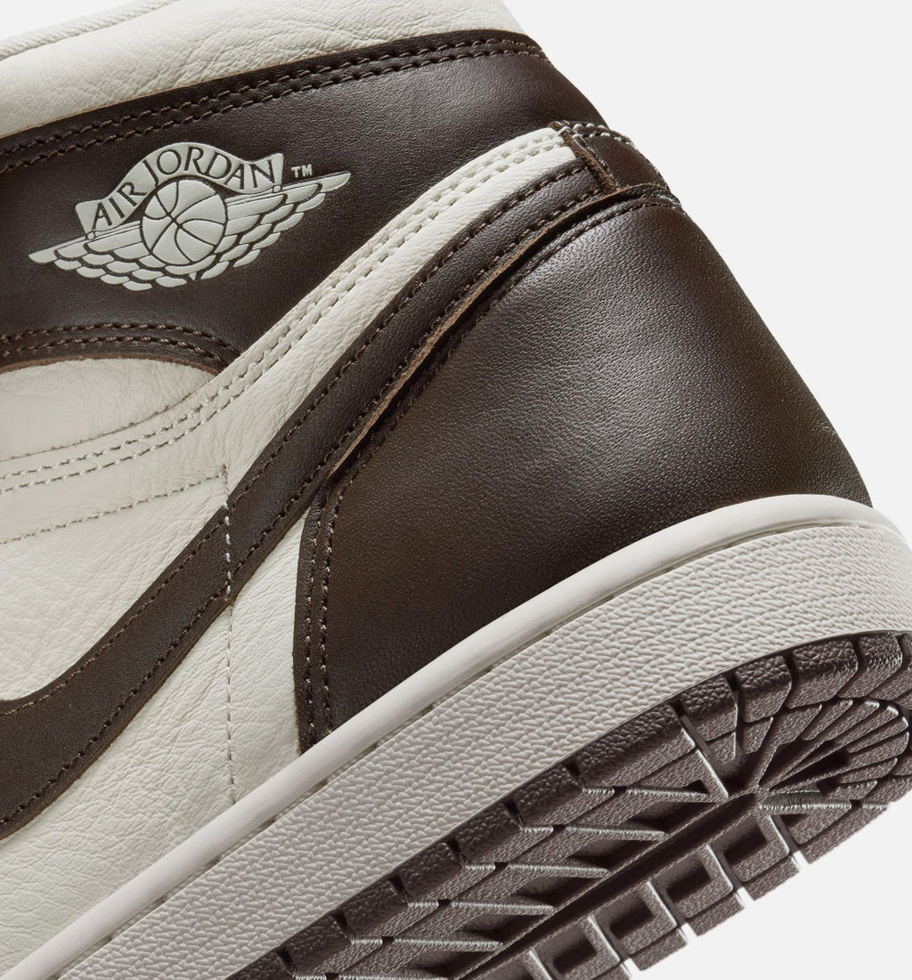 Air Jordan 1 Retro High OG Womens Lifestyle Shoe - Baroque Brown/Light Madder Root/Sail
