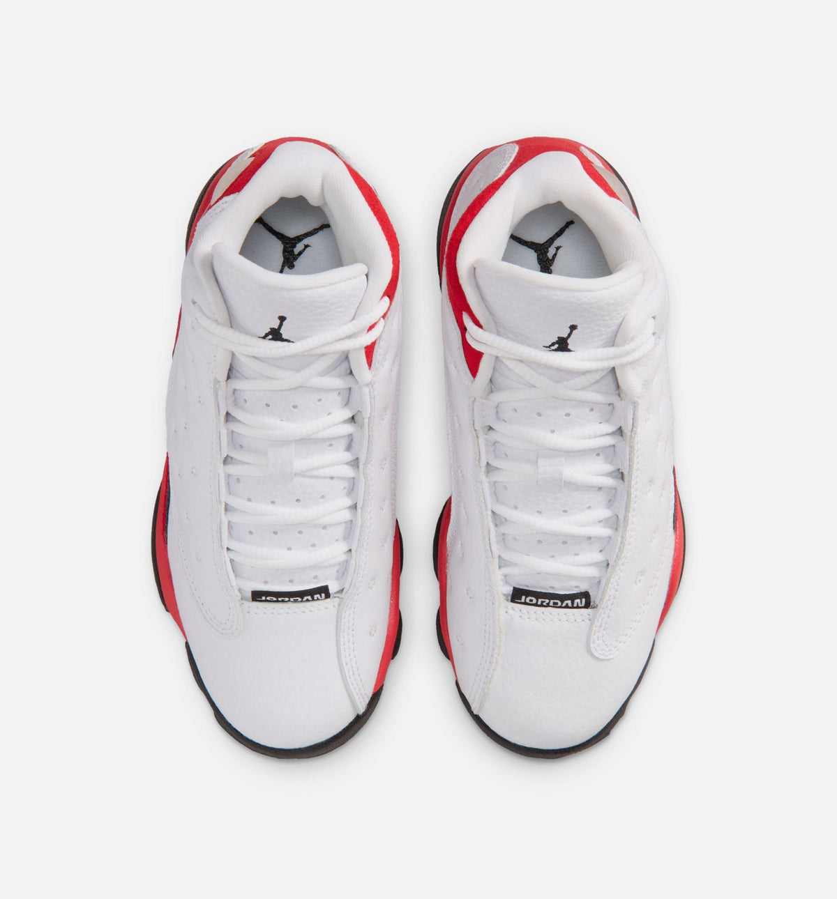 Air Jordan 13 Retro White and University Red Preschool Lifestyle Shoe – White/Black/True Red