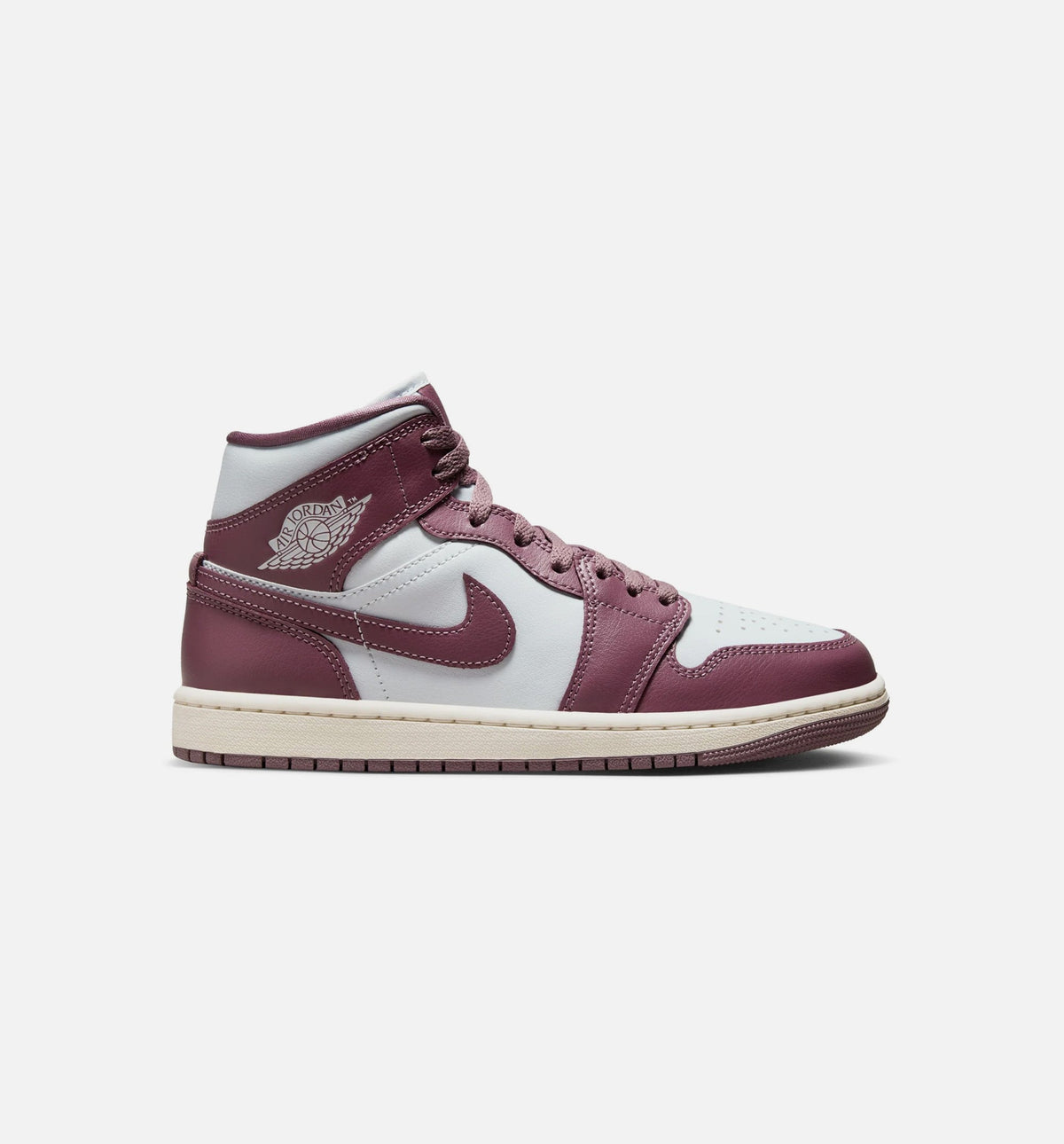 Air Jordan 1 Mid Sky J Mauve | Women's Lifestyle Shoe | Pure Platinum/Sky J Mauve/Sail