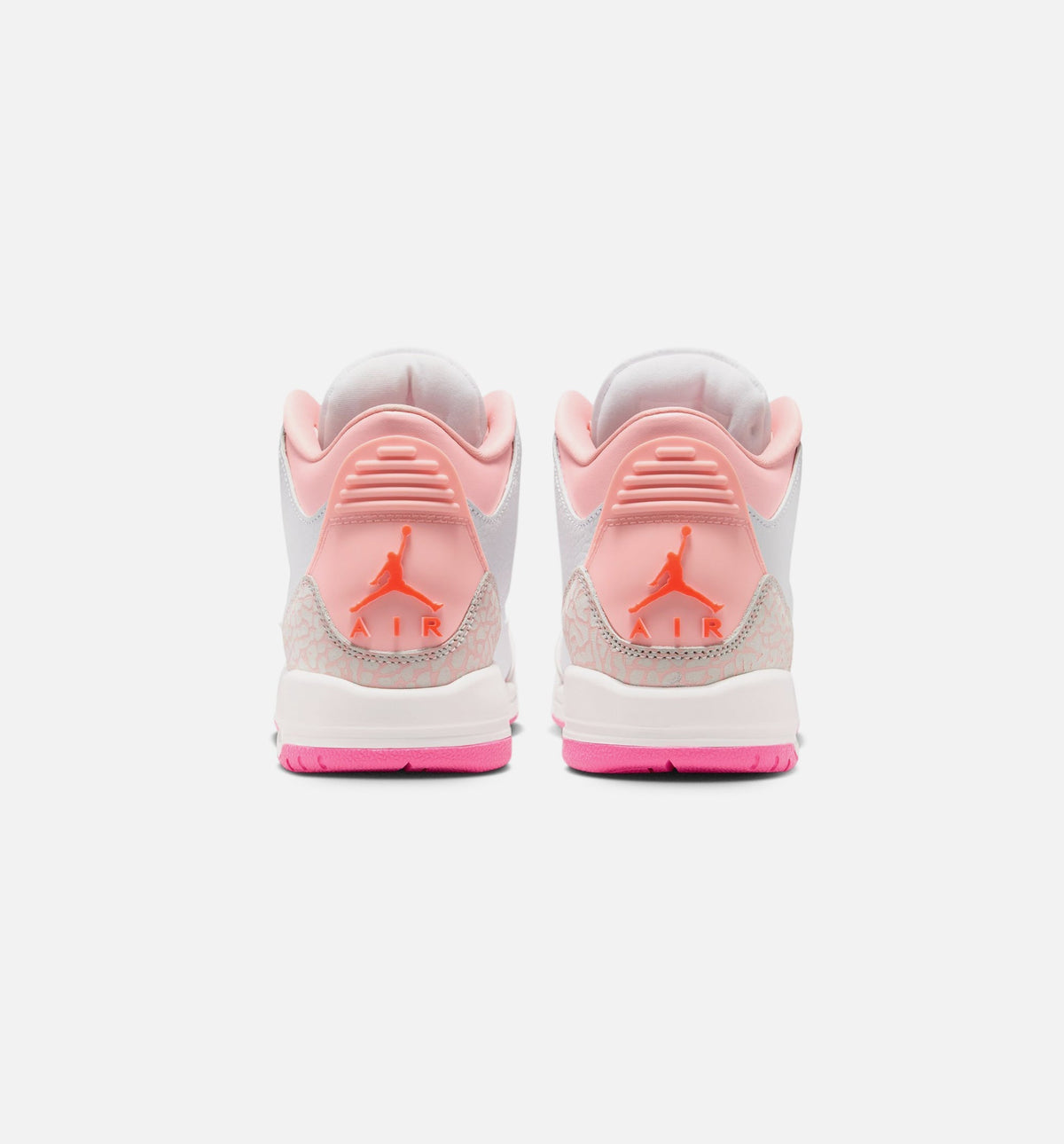 Air Jordan 3 Retro Spring Flowers Youth Sneakers - Pearl Pink/Pink Bloom/Pink Glow/Hyper Orange