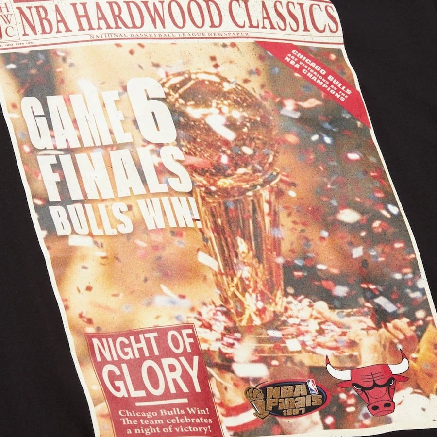M&N NBA Champs Bulls Tee