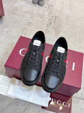 Gucci Stripe Low-Top Sneakers - Dark Patterned Side Panel