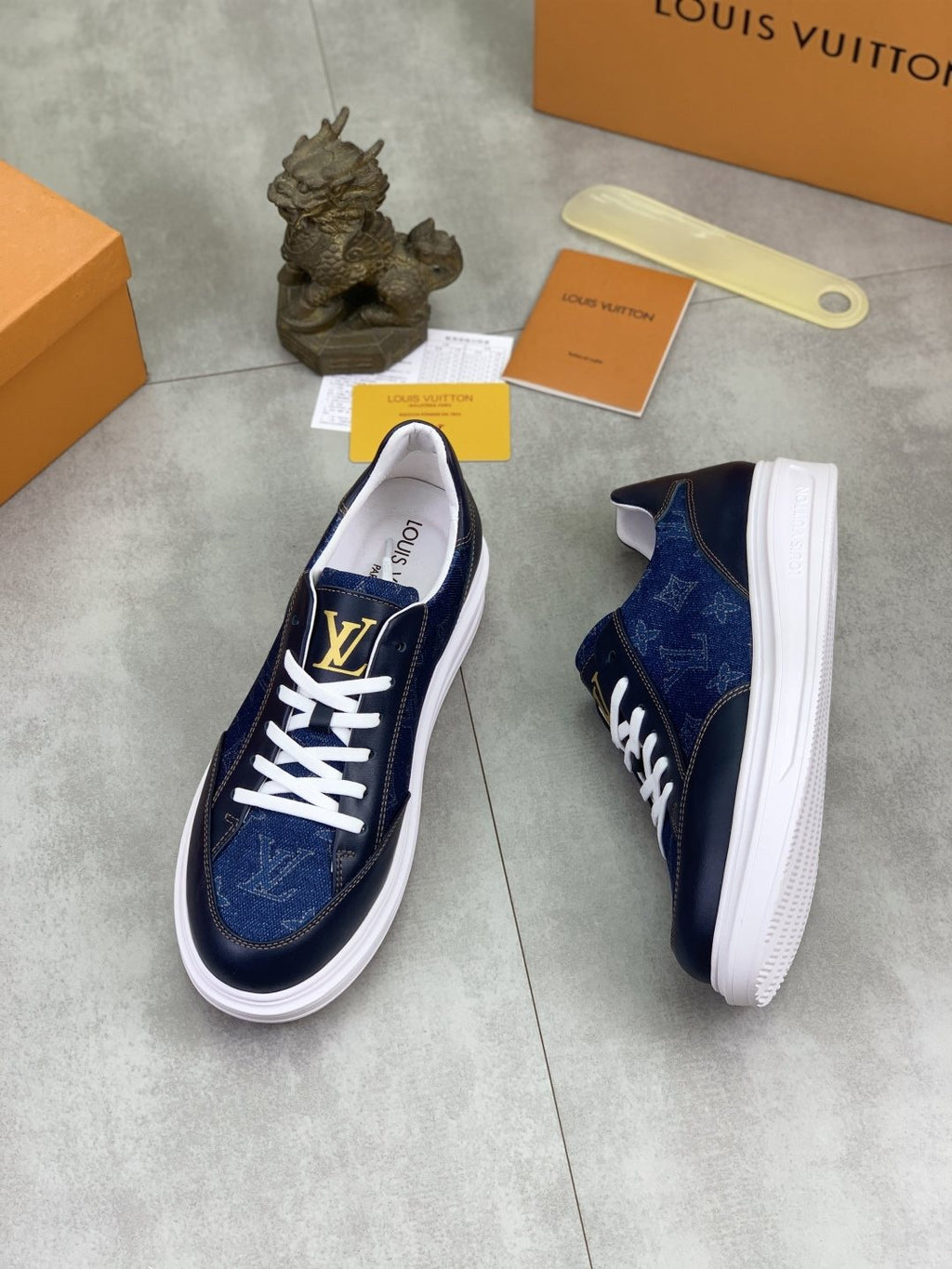 Louis Vuitton Patterned Low-Top Sneakers
