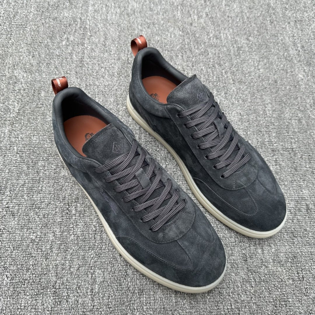 Loro Piana Men's Soho Walk Low-Top Sneakers