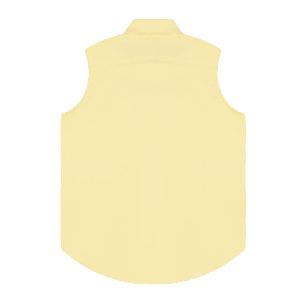 Ralph Lauren Sleeveless Oxford Button-Front Shirt