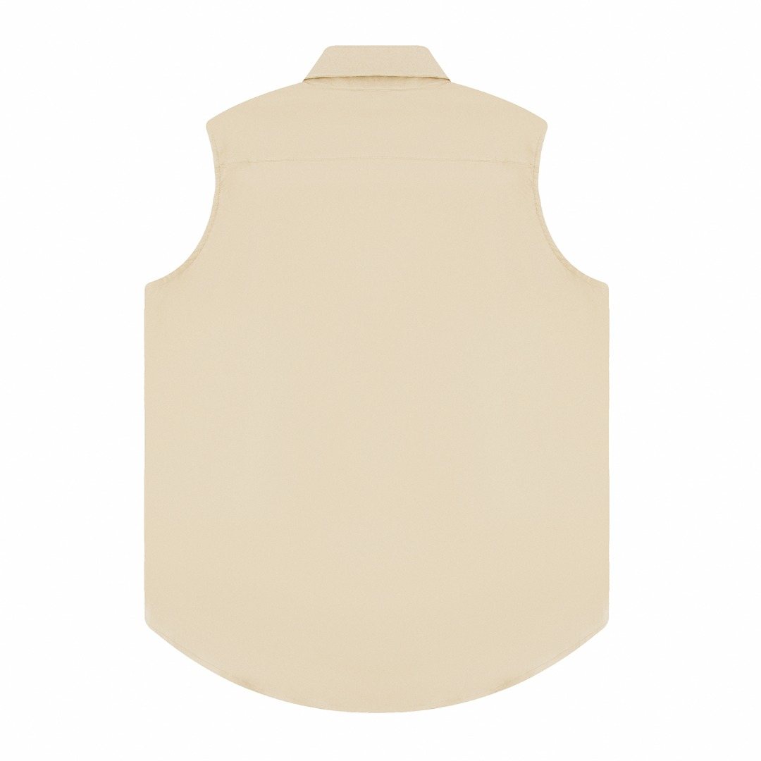 Ralph Lauren Sleeveless Oxford Button-Front Shirt