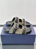 Dior Two-Strap Buckle Sandals